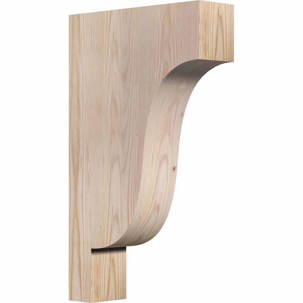 Ekena Millwork Newport Smooth Corbel, Douglas Fir, 3 1/2"W x 12"D x 20"H COR04X12X20NEW00SDF - main